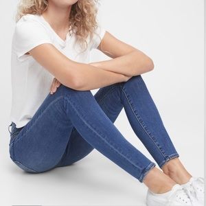 Gap 1969 skinny high rise indigo wash 29r like new